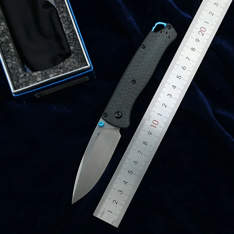 

Ручка из настоящего титана/углеродного волокна 535 Mark S90V, складной карманный инструмент для выживания, для повседневного использования, для ...