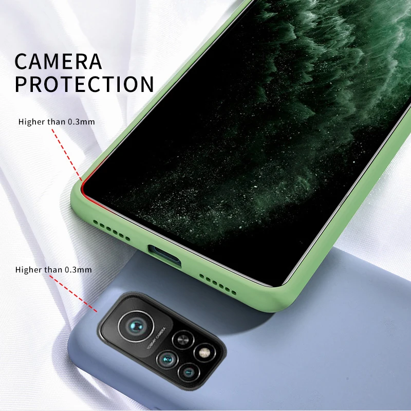Жидкий силиконовый чехол для XiaoMi Mi 9 9T SE 10 10T Pro Lite Poco X3 Redmi Note 9s 8 8A 9A 9AT 9C | Мобильные