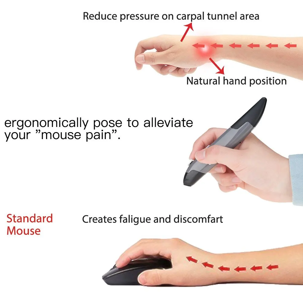 High Quality Wireless Optical Pocket Pen Mouse Mini 2.4GHz Adjustable 500/1000DPI for PC Android Mac | Мебель