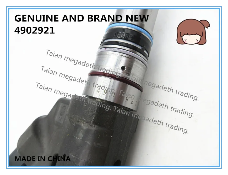 Подлинный и новый дизельный топливный инжектор 4902921 для двигателя ISM11