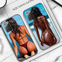 yndfcnb ass butt beach sexy girls swimsuit bikini phone case for samsung note 5 7 8 9 10 20 pro plus lite ultra a21 12 72