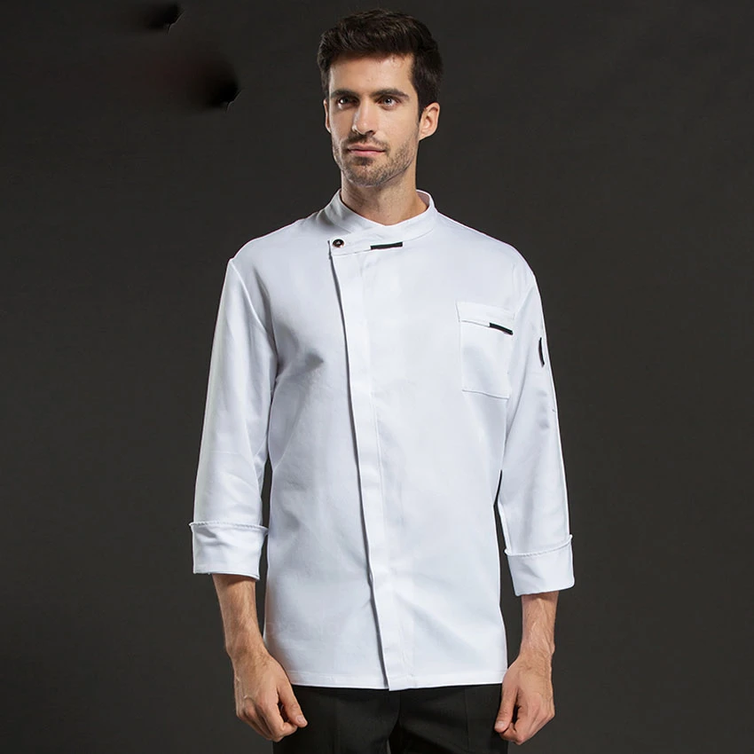

Chef Uniform Restaurant Chef's Work Clothes Long Short Sleeves Breathable Kitchen Coffee Shop Food Service Unisex Cook Jacket