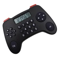 new arrival 8 digit desk game handle calculator financial business accounting tool black big buttons coin battery for school kid