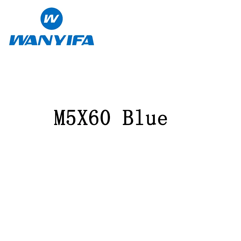 M5x60 blue Ваньифа коническая головка шестигранные болты велосипедные винты титан/Ti M5X 45 50 60 мм длинные винты - Цвет: M5x60 blue