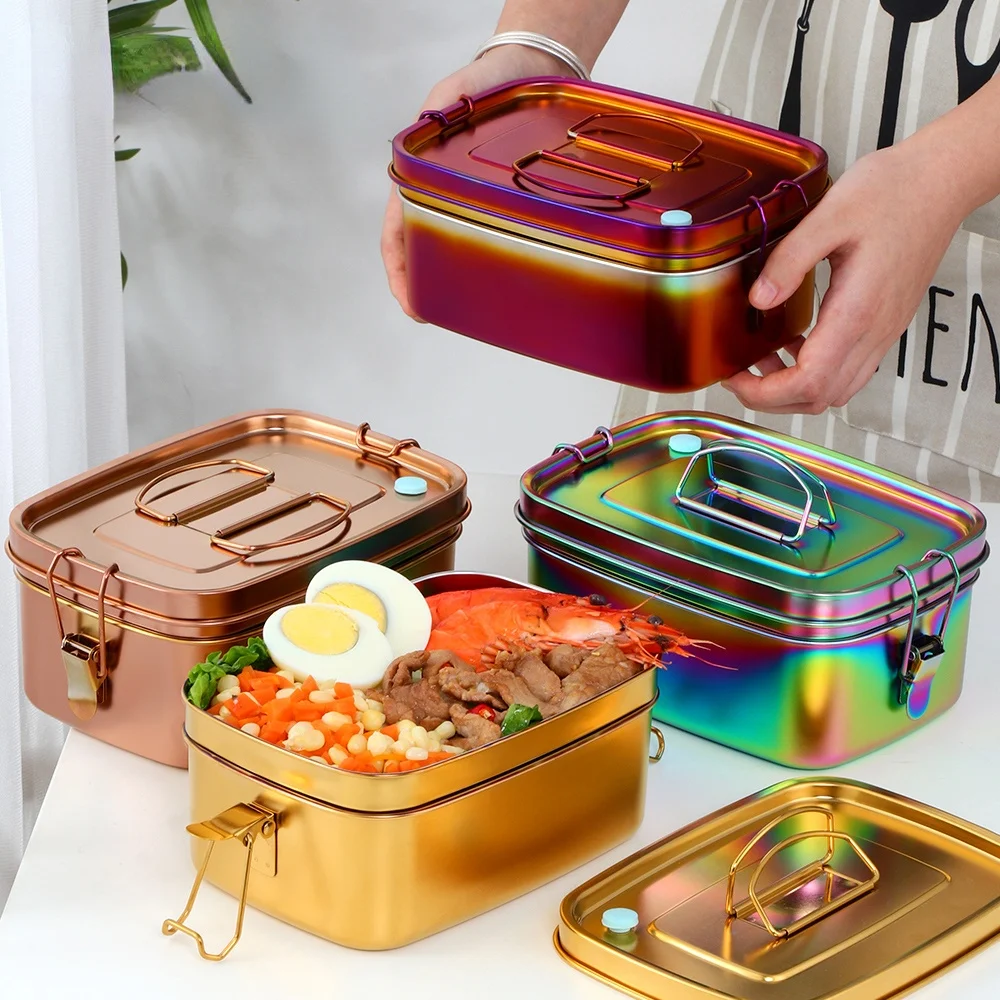 

Пищевой контейнер из нержавеющей стали 304, с двойным слоем