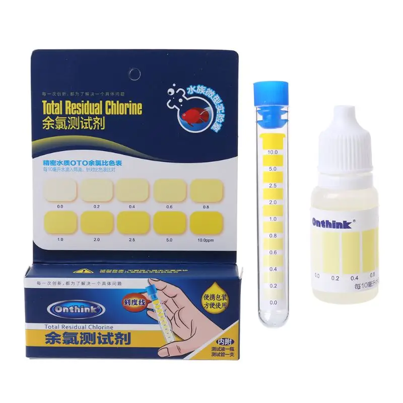 

Aquarium Fish Tank PH NO2 NO3 Chlorine Water Quality Test Nitrite Test Solution