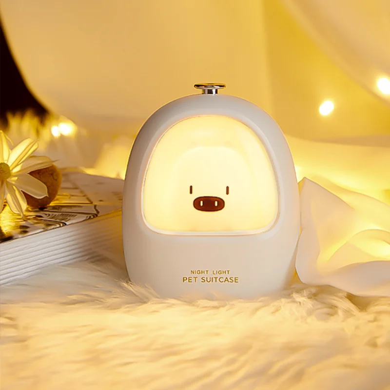 

Светодиодный ночсветильник Youpin с сенсорным управлением в виде животного, Регулируемая лампа для сна для спальни, младенца, грудного вскарм...