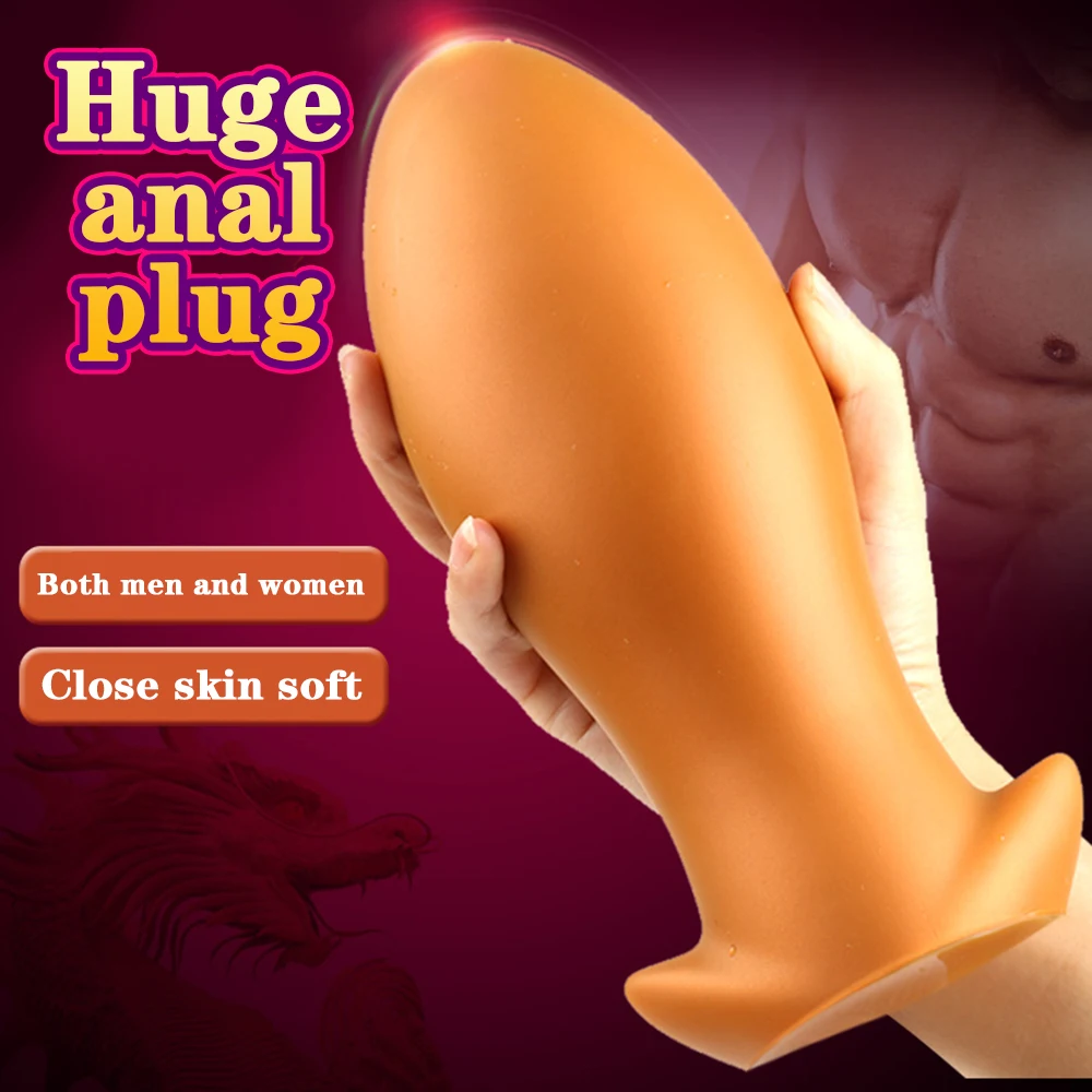 Sex Shop Soft Huge Anal Plug Big Butt Beads Anus Expansion Stimulator Prostate Massage Erotic Toys For Woman Men | Красота и здоровье