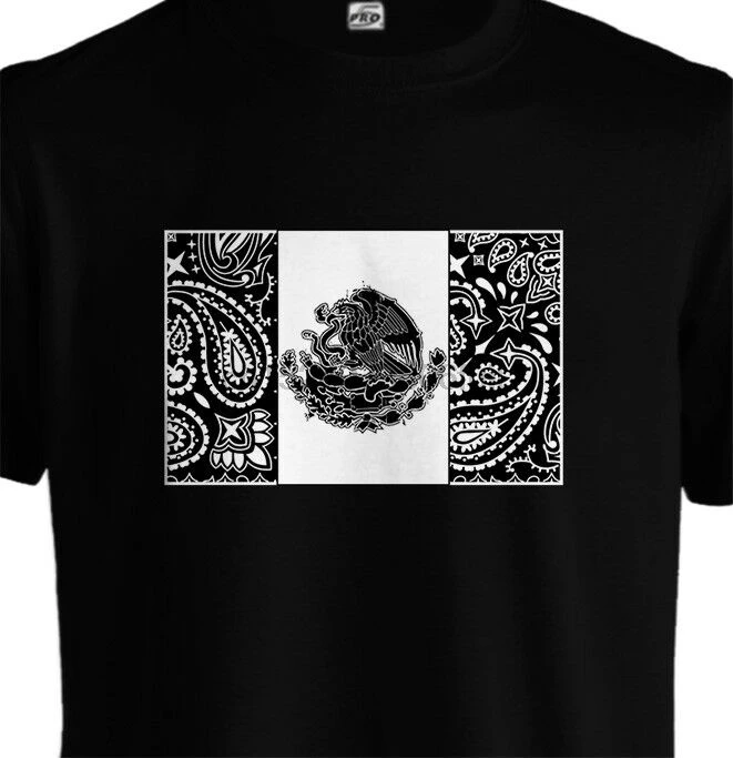 Флаг Мексики бандана футболка коричневый гордость мексиканский чиканос