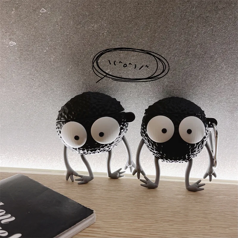 

Anime Spirited Away Carbon Ball AirPods 1 2 3 Pro Case Cover iPhone Bluetooth Earbuds Accessories Airpod Case Air Pods Case