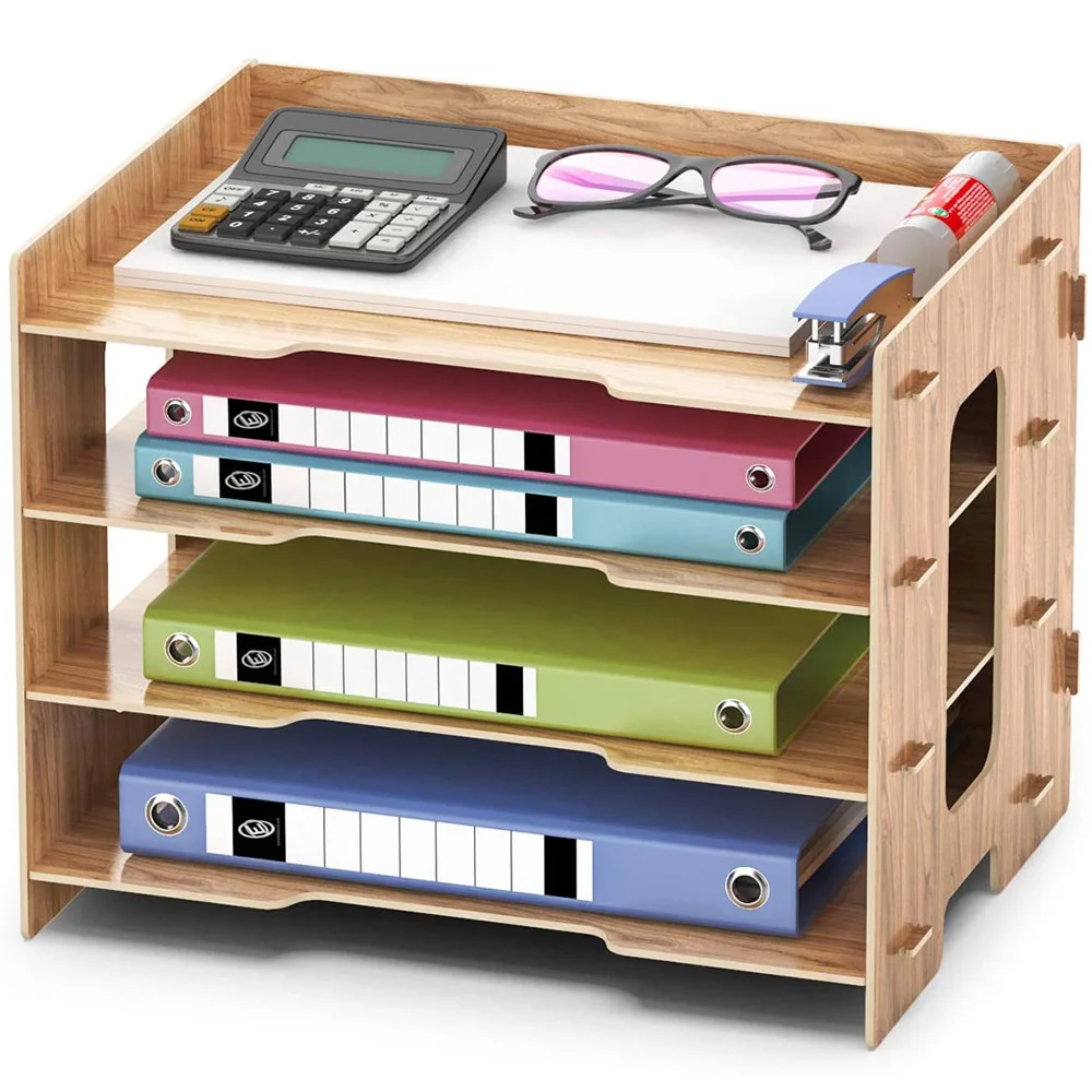 

Pen holder File Sorter A4 Document Desk Tidy Organiser Storage Rack Tray Holder Office Stationery Supplies