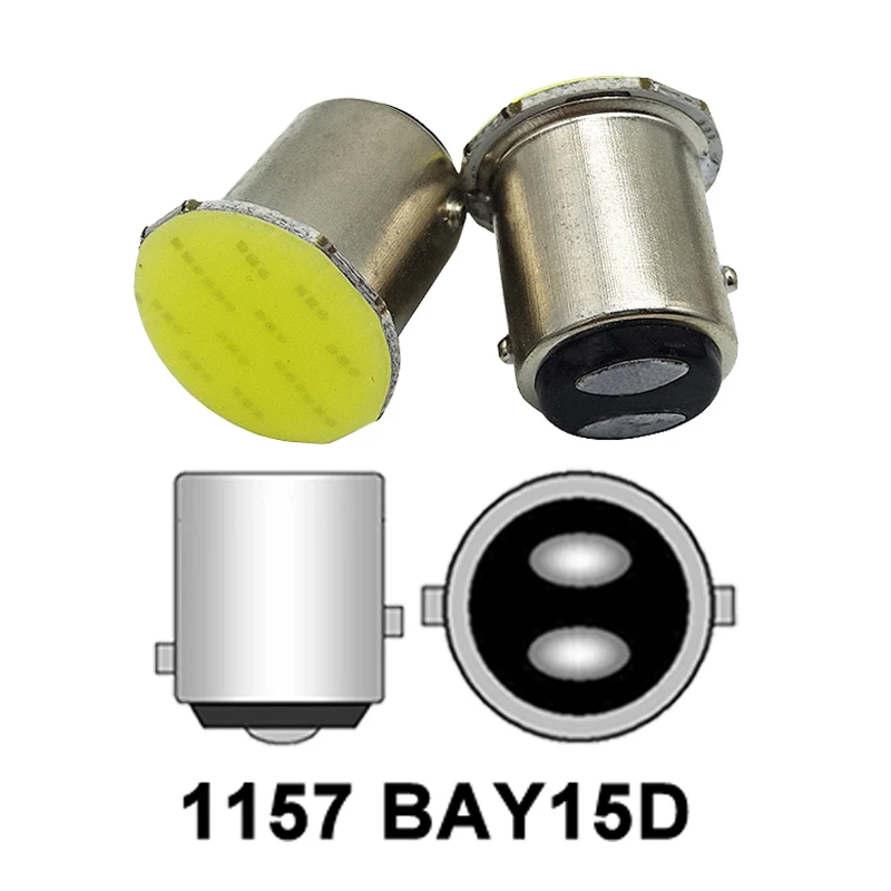 1x BAY15D 1157 светодиодный COB 7000K 12 SMD 12V супер яркий BA15S 1156 COB светодиодный лампочка автомобильный световой сигнал ЗАДНИЙ поворотный тормоз парковочные лампы красный