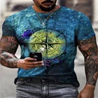 Мужская футболка с коротким рукавом и круглым вырезом, в стиле хип-хоп