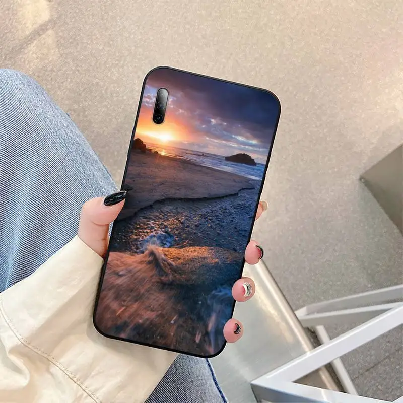 

Tropical Beach Sea Sunset Print Phone Case For Samsung J 8 7 6 2 M10 20 30 Prime core pro ace NEO Cover Fundas Coque