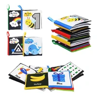 english early learning baby sound paper cloth book enlightenment cognitive toys