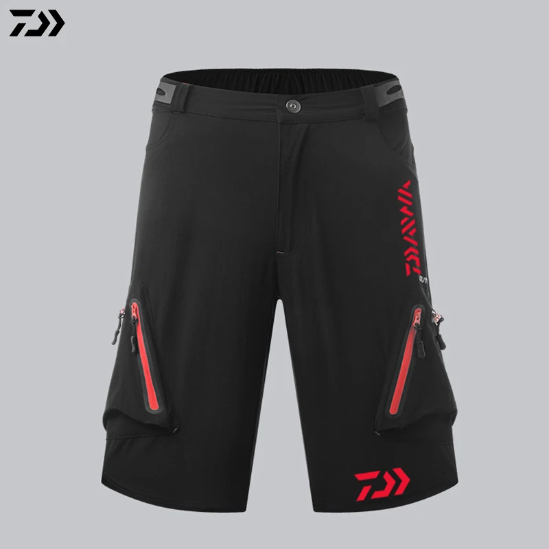 Daiwa шорты летние водонепроницаемые мужские Рыболовные костюмы дышащие уличные спортивные шорты с карманами рыболовные шорты