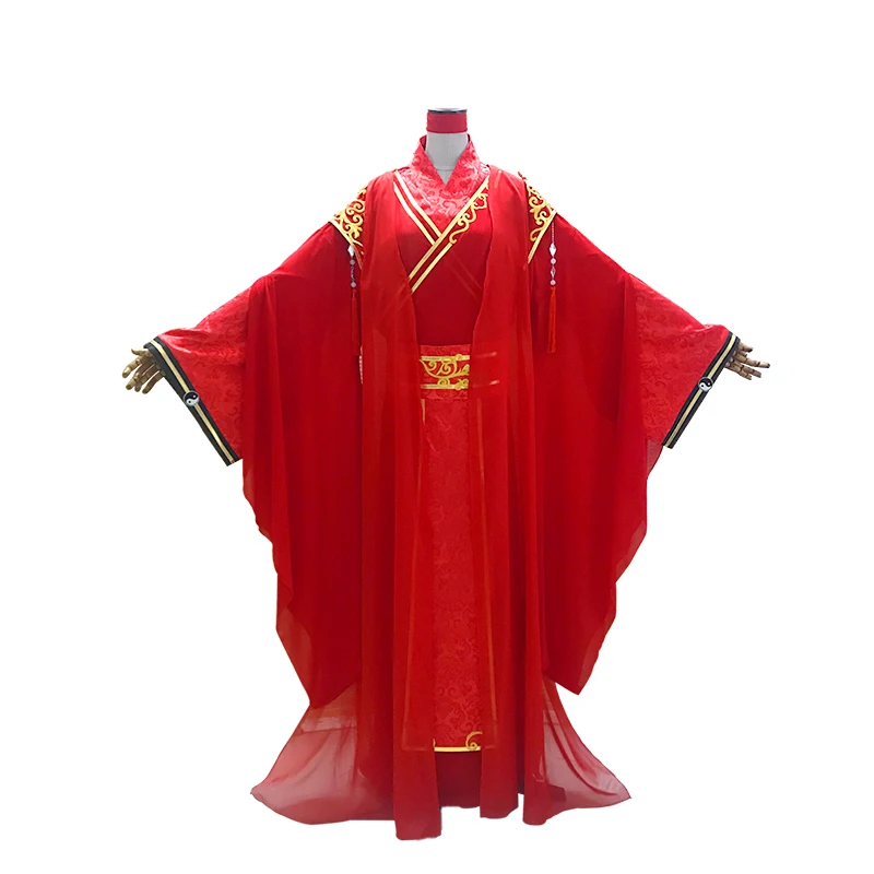 Mo Dao Zu Shi Xiao Xingchen, карнавальный костюм, Grandmaster of Demonic Cultivation, костюмы для мужчин, взрослых, великолепные свадебные костюмы Hanfu - Цвет: Costume