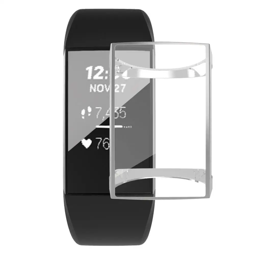 Защитный чехол из ТПУ для умных часов Fitbit Charge 3 с защитой от пыли и царапин |