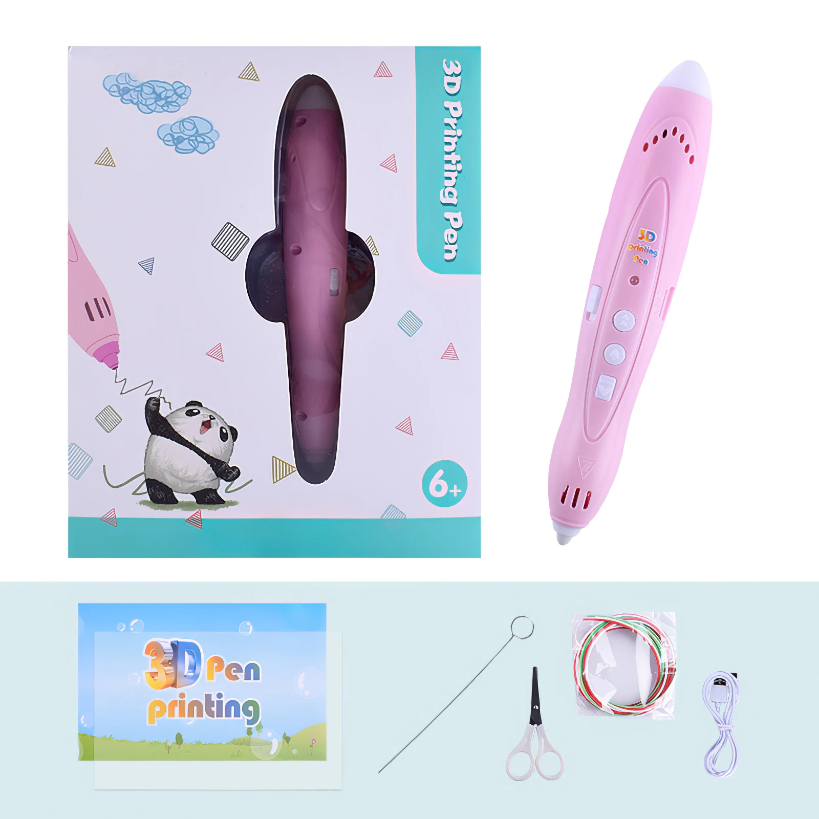 

3D Printing Pen 3D Drawing Printer DIY Painting Pen PCL Filament Low Temperature Anti-Scald Toys For Children