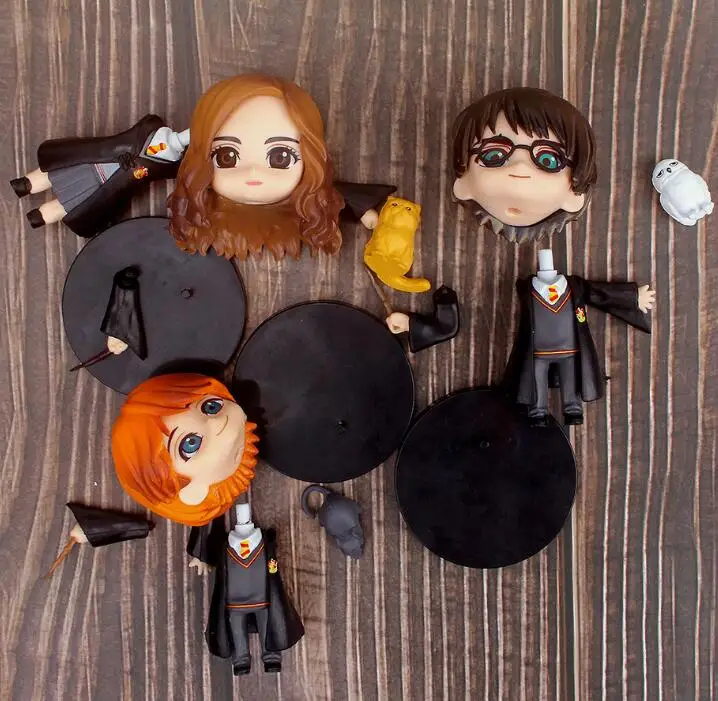 3 шт./компл. модель Харри экшн-фигурка из аниме Posket Гермиона Рон хедпарик ПВХ