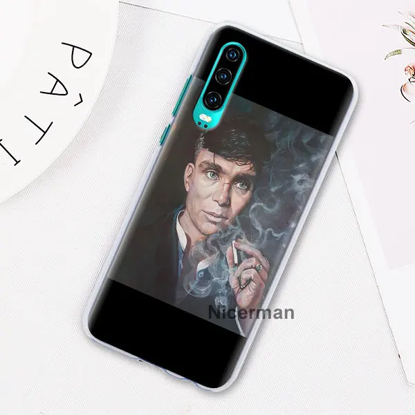 H06 Peaky bliners логотип с крестом Чехлы для huawei P30 P20 Lite P30 Pro P10 P9 Lite P Smart Plus жесткий чехол - Цвет: H06