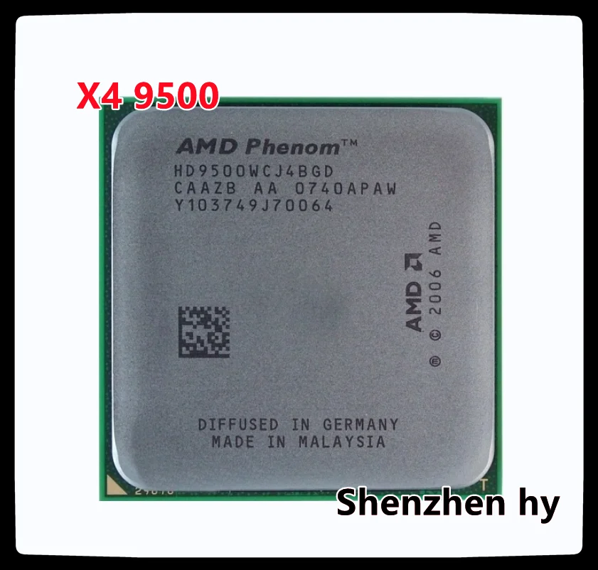 

Четырехъядерный Процессор Phenom X4 9500 2,2 ГГц HD9500WCJ4BGD Разъем AM2 +