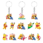 Полимерный рюкзак из эпоксидной смолы Disney, школьная сумка, непослушный Винни-Пух, аниме-Рисунок, подвеска, ювелирные изделия, драгоценности WN452