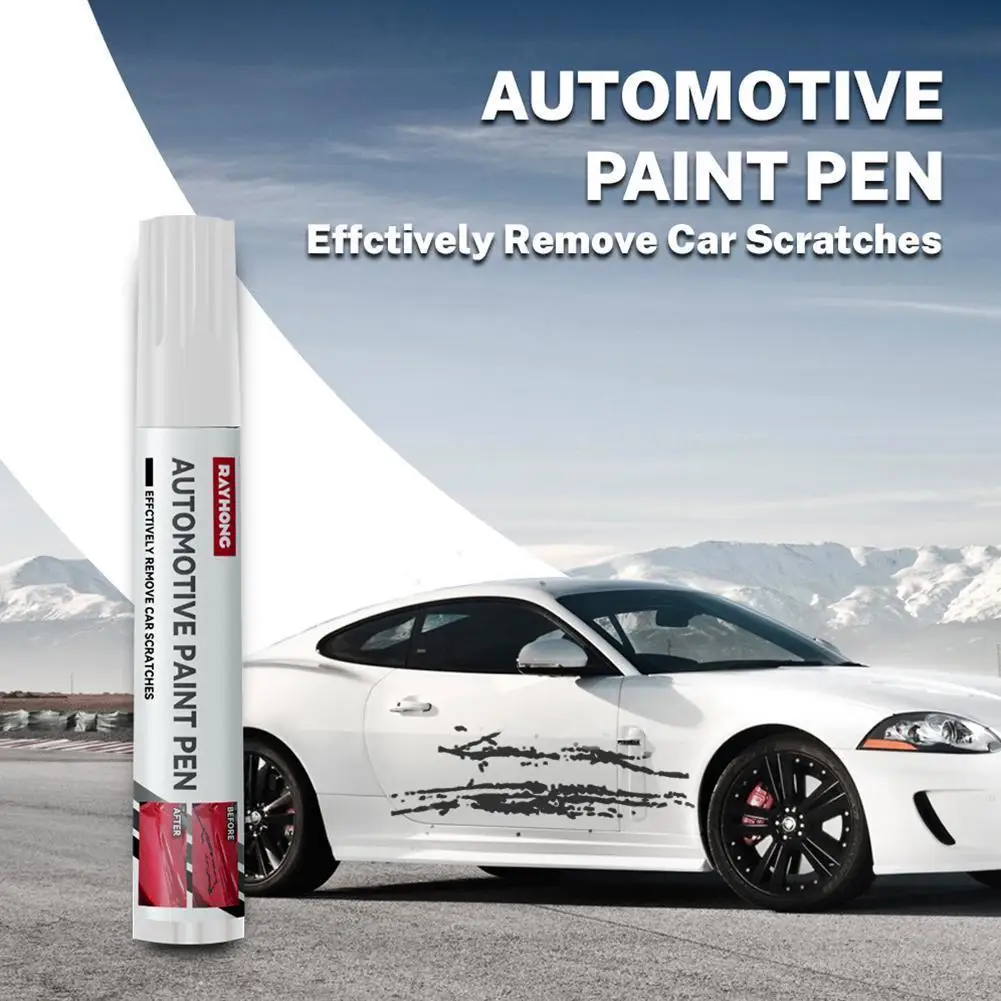 

Universal Scratch Repair Pen Black and White Car up Pen Paint Car Paint De-mark Repair Repair Beauty Tool Pen