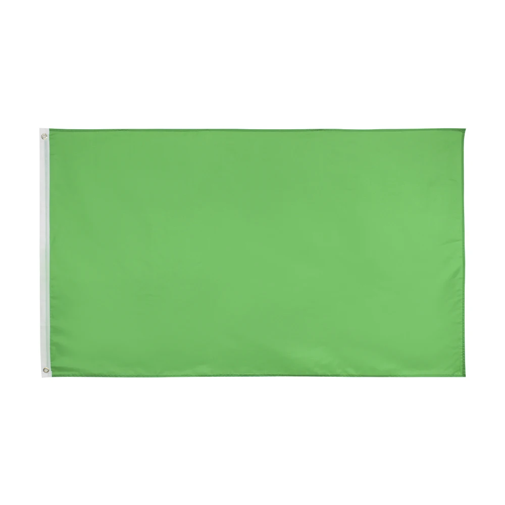 

90X150cm GREEN Flag Solid Color banner
