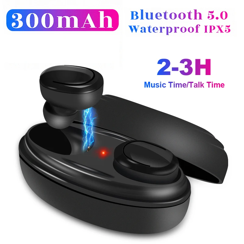 T12 двойной в ухо наушники-вкладыши TWS Высокое качество Мини Bluetooth стерео наушники Bluetooth 5,0 Беспроводной Спорт гарнитуры с зарядный чехол
