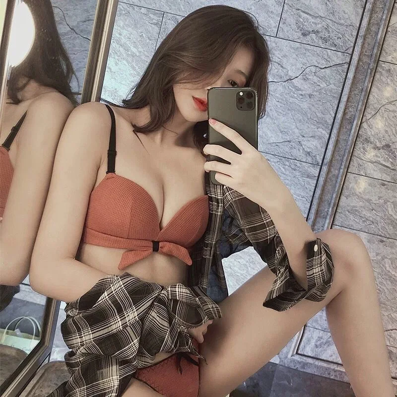 

Lingerie women's small breasts gathered and adjusted no underwire upper collection vice breast anti-sagging thickened flat breas