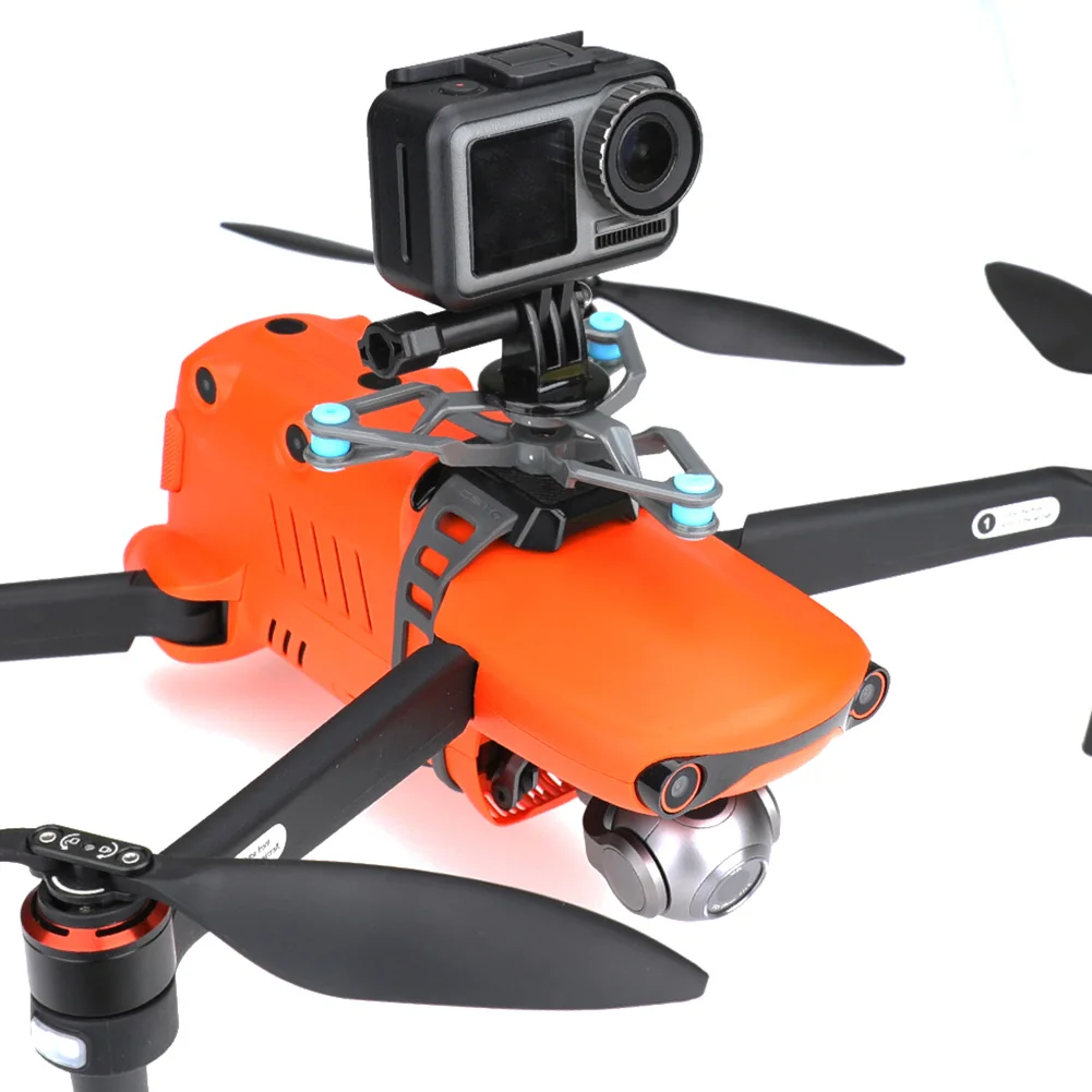 

Drone Accessories Action Panoramic Cameras Safe With Adapter Shock Absorption Bracket Screw Fastening Practical Metal 1/4"