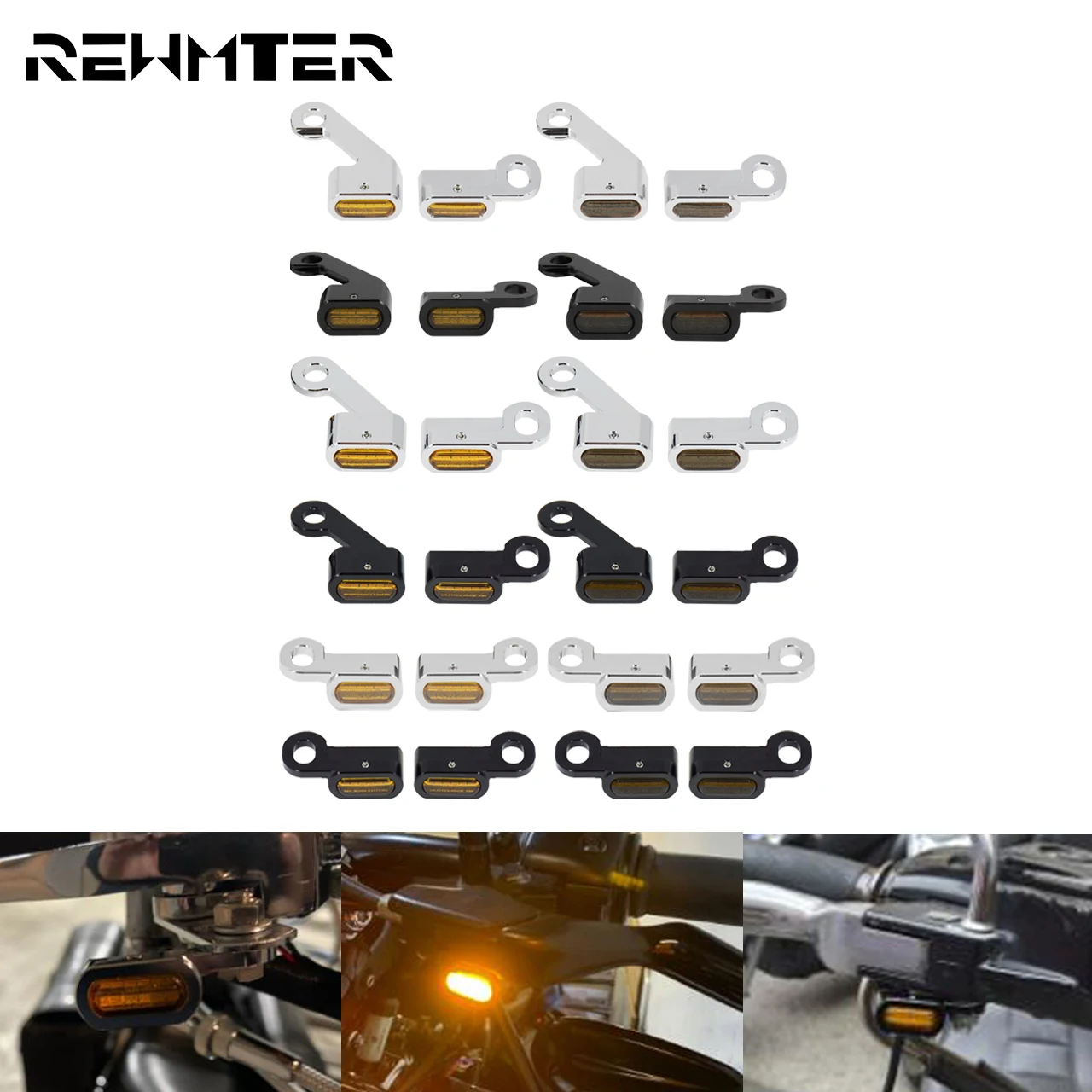 Мотоциклетный светодиодный E Mark индикатор поворота светильник мини-Ходовая лампа для Harley Sportster XL 04-23 Touring Softail Street Glide