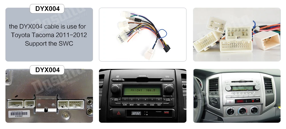 Dasaita Android 9,0 автомобильный стерео " ips экран для Марка Toyota Tacoma радио 2011 2012 gps навигация Bluetooth TDA7850 32G rom MP3
