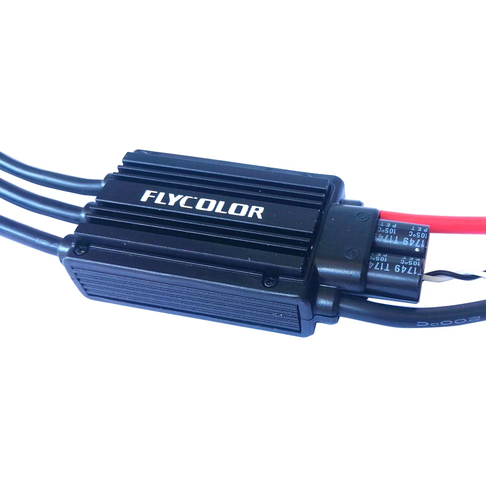 FLYCOLOR электронный регулятор скорости двигателя для радиоуправляемого самолета 80A