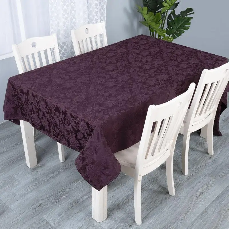 

Скатерть жаккардовая из полиэстера и хлопка, 140*240 см
