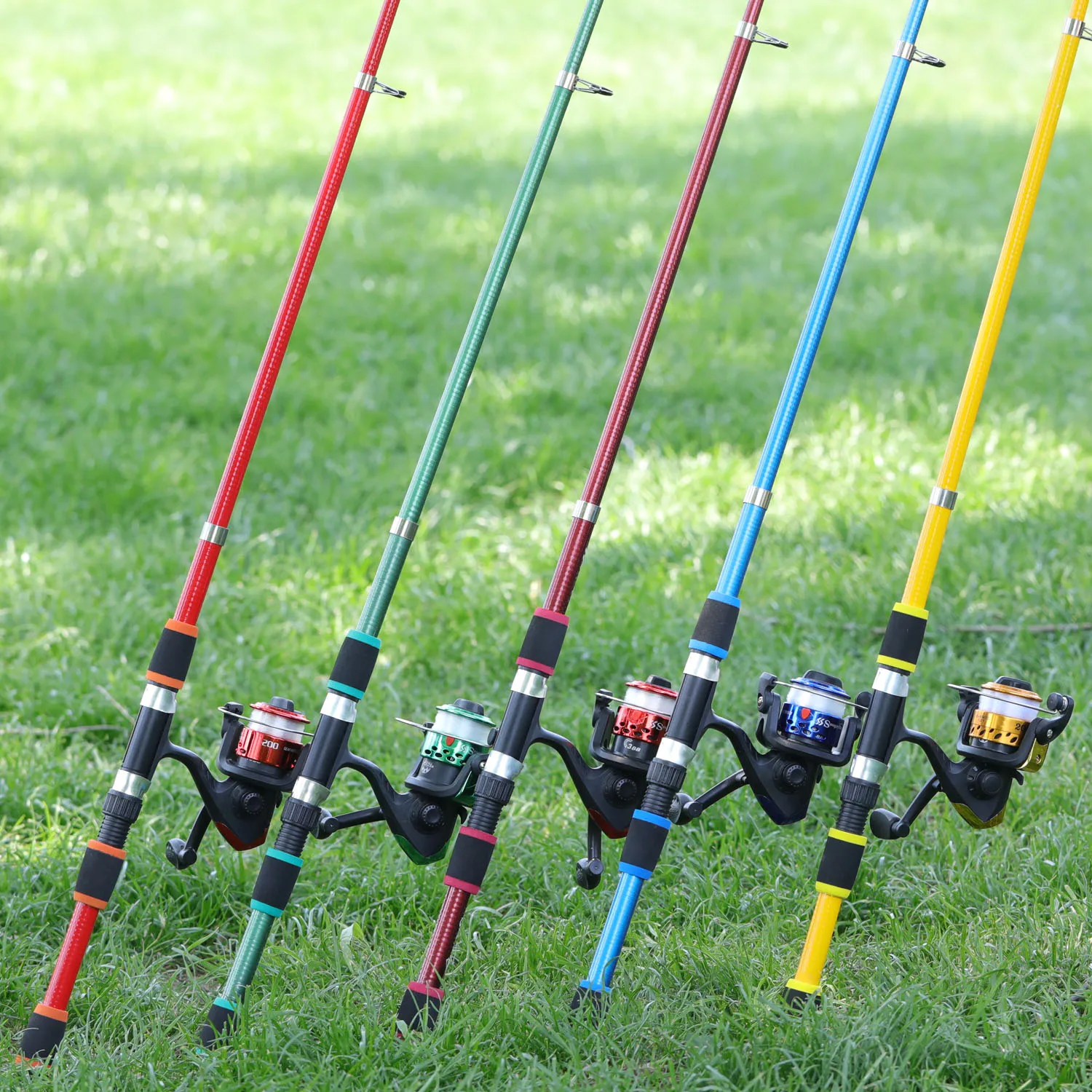 

Sougayilang 1.8m Telescopic Fishing Rod and Reel Set with 5.9 Feet Fishing Line Lure Portable Travel Combo