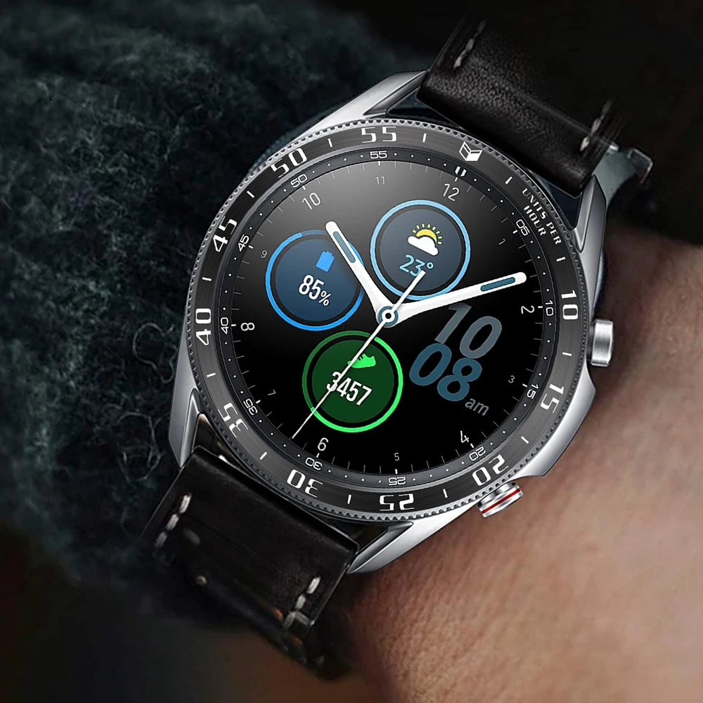 Металлическое кольцо БЕЗЕЛЬ для часов Samsung Galaxy Watch 3 45 мм 41 42 46 Тахометр защитная