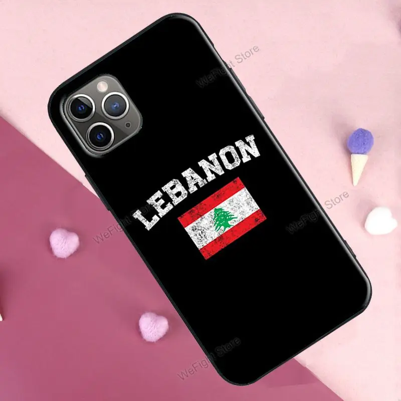 Чехол для телефона с ливанским флагом iPhone 13 11 Pro Max 12 mini X XR XS 6S 7 8 Plus SE 2020 | Мобильные