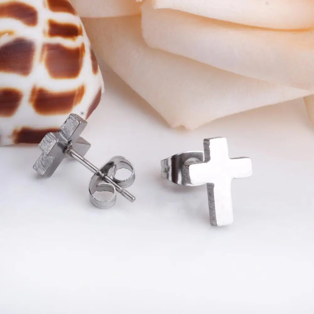 LUXUKISSKIDS 10 пар/лот золотых вставок-Цвет нержавеющая сталь серьги маленькие