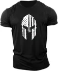 Брендовая мужская футболка в любое время, повседневные футболки с 3D-принтом воина и шлема, Лидер продаж 2021, Стильная мужская одежда нового дизайна