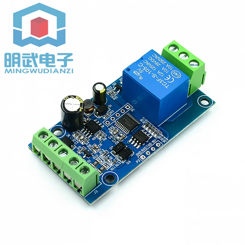 Один релейный модуль Modbus Rtu Rs485 / Ttl Uart 1 вход выход шт.|Реле| |
