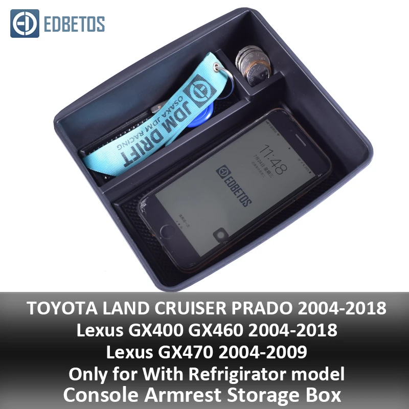 Подлокотник для хранения для Toyota Land Cruiser Prado FJ 150 2004- Lexus GX400 460 04-/GX470 04-2009 консоль Органайзер лоток