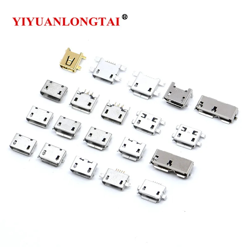 10 шт. микро USB гнездо MK Mike 5 P контактный прямой разъем Соединительная плата