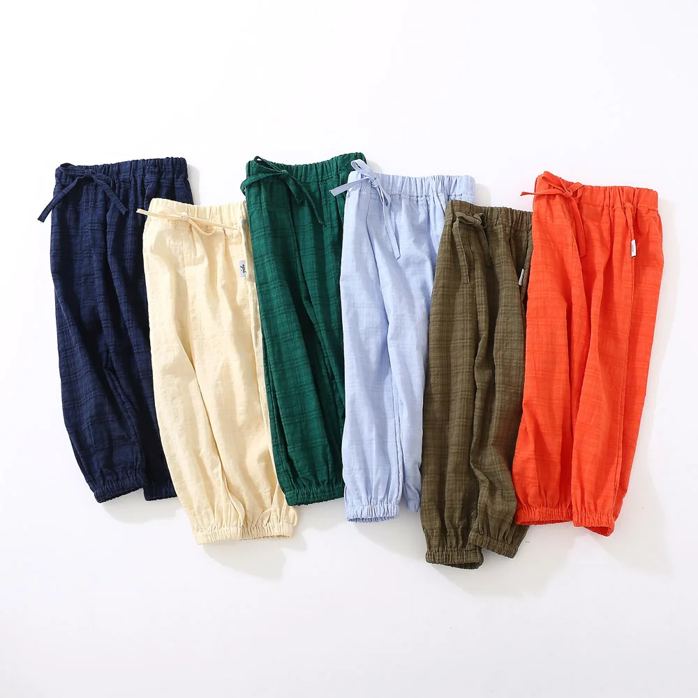 Детские штаны с защитой от комаров Новинка лета 2019 стильные мужские и женские в