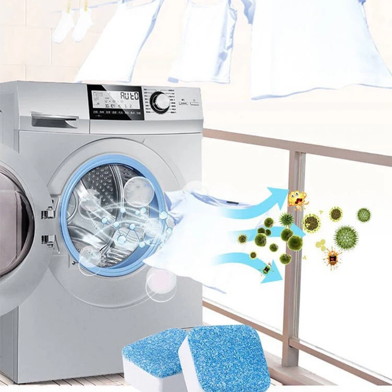 

48 Pcs Cleaning Effervescent Tablets Cleaner Washer Washing Tank Cleaning Agent