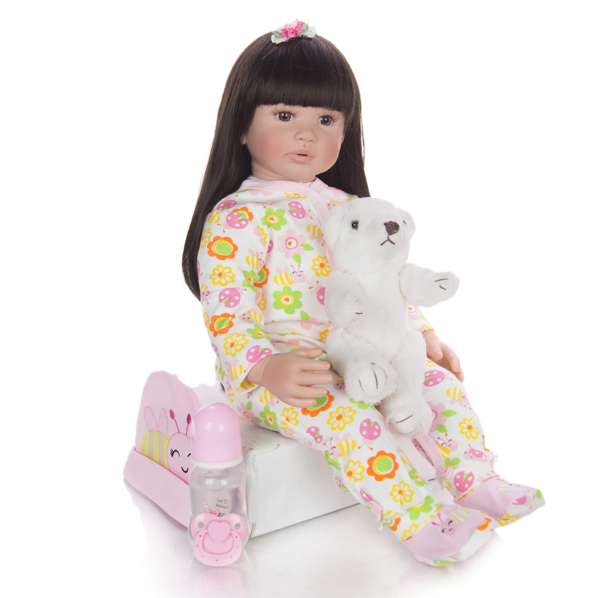KEIUMI 2020 новейшие 24 &quotДетские куклы Reborn игрушки 60 см Силиконовые Menina принцесса