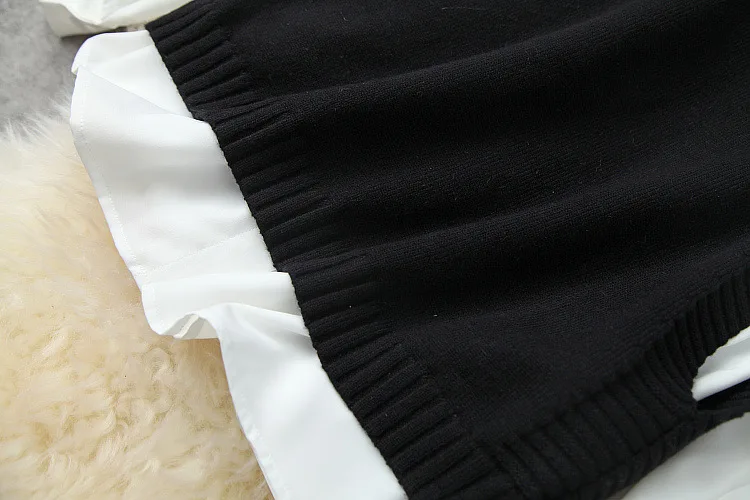 

European and American women's wear 2020 winter new style Long sleeve shirt Ma3 jia3 7 minutes of pants Fashion suits