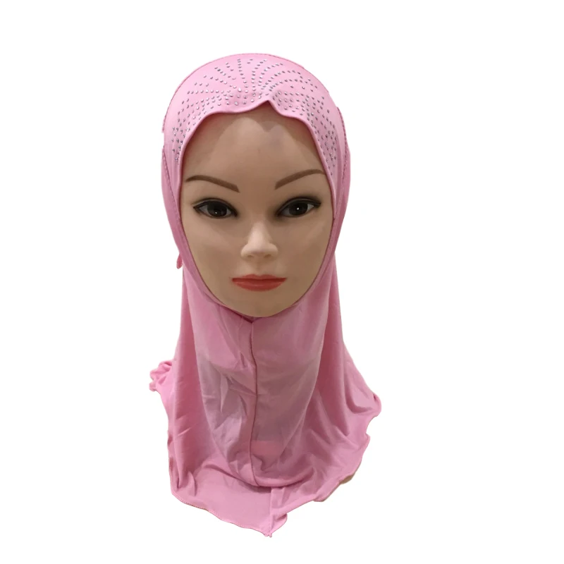 Muslim Girls Hijab Kids Islamic Fashion Scarf Shawls with Beautiful Embroidery Diamond Tassel | Тематическая одежда и