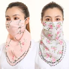 Женская маска для лица для женщин, шифоновый мягкий солнцезащитный шарф, шали, женский Шелковый платок, шарфы для шеи, уличные ветрозащитные маски, новинка 2021